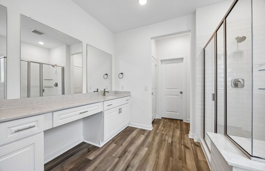 Furnished interior view inside a new home in Mavera, Conroe (Image 8).