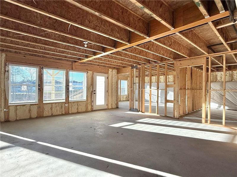 In-progress construction of a new home in , Braselton, GA (Image 41).