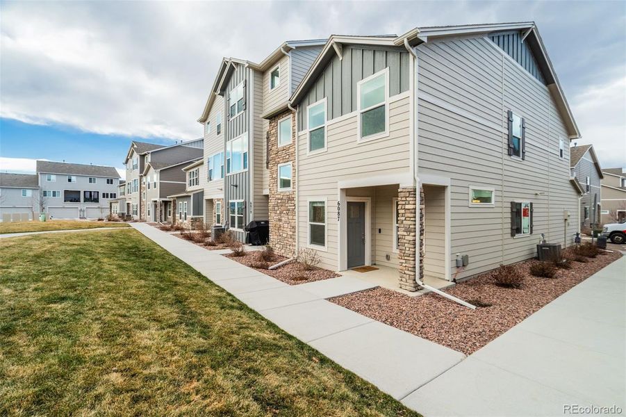 Exterior details and patio area of a home in , Colorado Springs (Image 19).