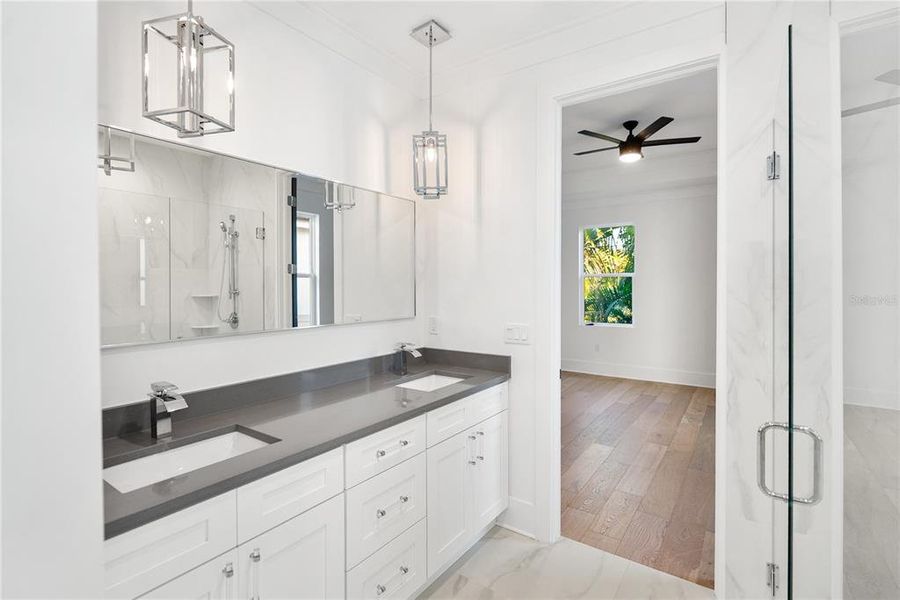 Furnished interior view inside a new home in , Sarasota (Image 35).