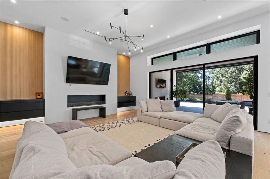 Furnished interior view inside a new home in , Atlanta (Image 48).