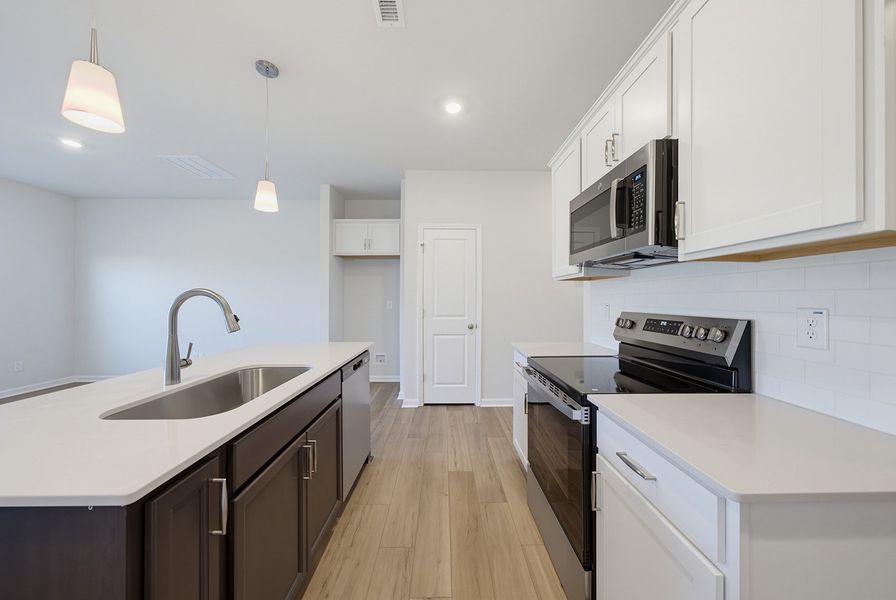 Furnished interior view inside a new home in Sweetbrier, Durham (Image 8).