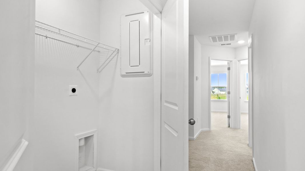 Furnished interior view inside a new home in Townes at Carolina Forest, Myrtle Beach (Image 18). Furnished interior view inside a new home in Townes at Carolina Forest, Myrtle Beach (Image 18).