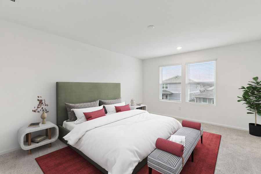 Furnished interior view inside a new home in Decker Farms, Magnolia (Image 4).