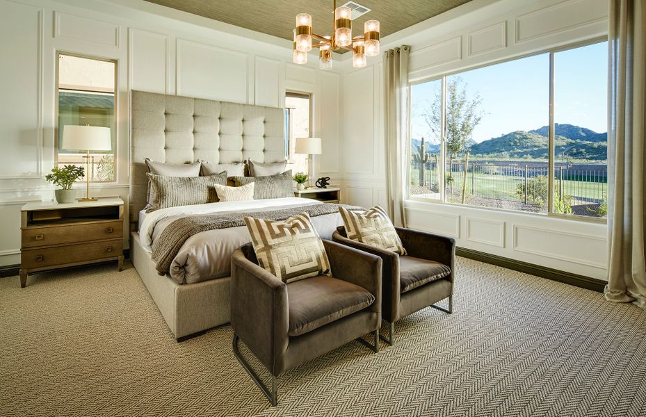 Representative furnished interior of a home built from the Voyage by Pulte Homes in Saguaro Reserve - Majesty, Marana (Image 9).