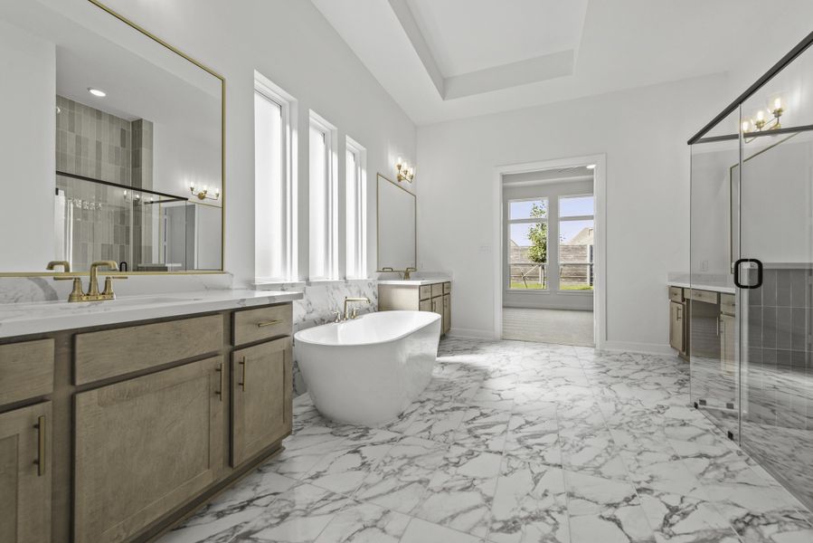 Representative furnished interior of a home built from the The Leona by Westin Homes in ARTAVIA® - 65' Art Collection, Conroe (Image 6).