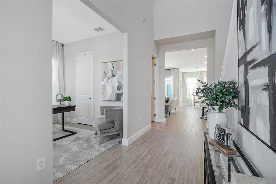 Furnished interior view inside a new home in , Orlando (Image 6).