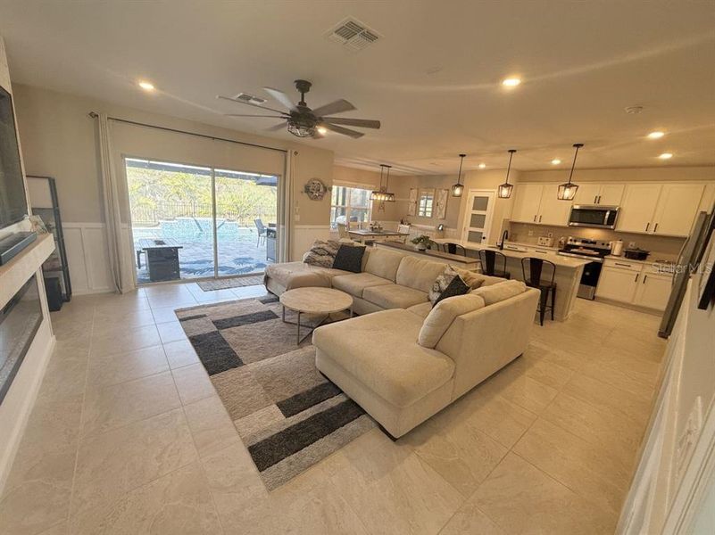 Furnished interior view inside a new home in Isles at BayView, Parrish (Image 10).