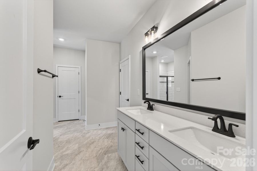 Furnished interior view inside a new home in Crystal Village, Albemarle (Image 6).