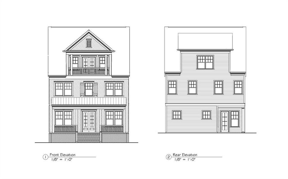 Exterior rendering of this home design in , Ball Ground, GA (Image 5). Exterior rendering of this home design in , Ball Ground, GA (Image 5).