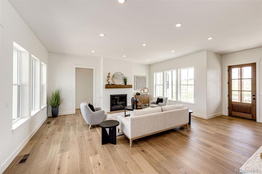 Furnished interior view inside a new home in , Byers (Image 12).