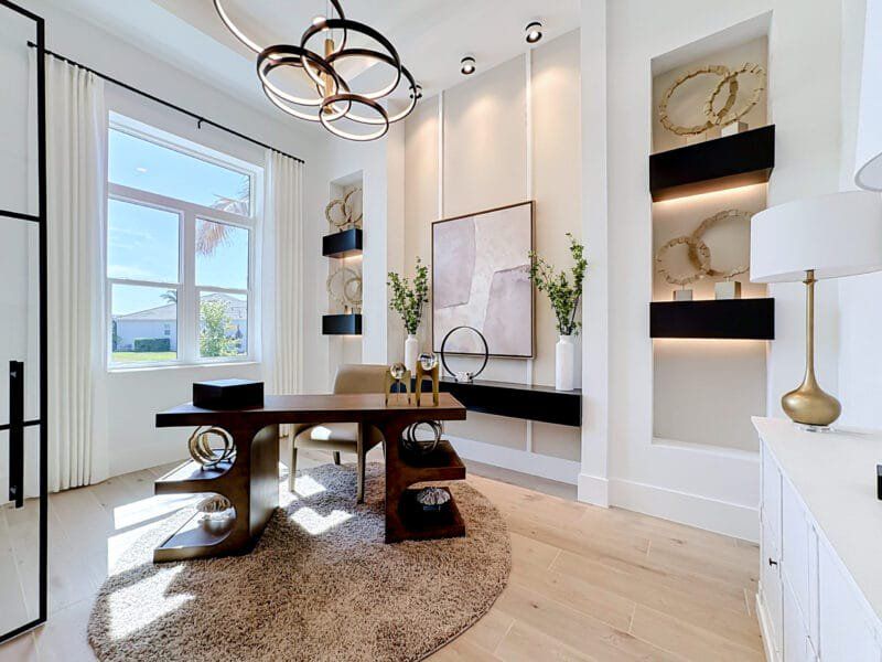 Furnished interior view inside a new home in Legends Bay, Bradenton (Image 6).