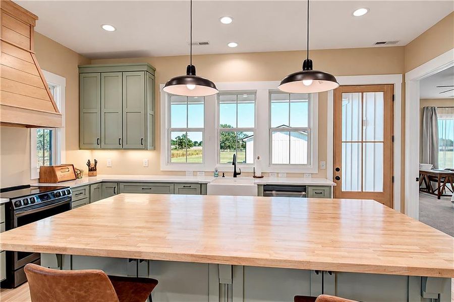 Furnished interior view inside a new home in , Calhoun (Image 6).