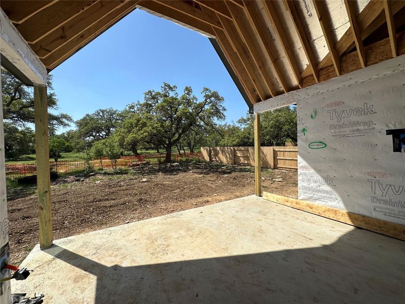 View of patio / terrace featuring fence View of patio / terrace featuring fence
