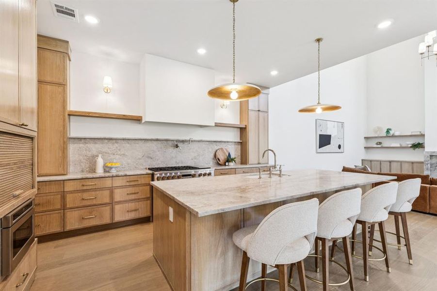 Furnished interior view inside a new home in , Dallas (Image 29).