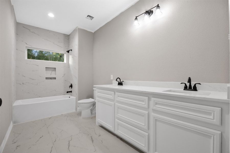 Sample of Home. 2nd full bath