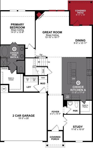 Beazer Homes Wildcat Cascade plan