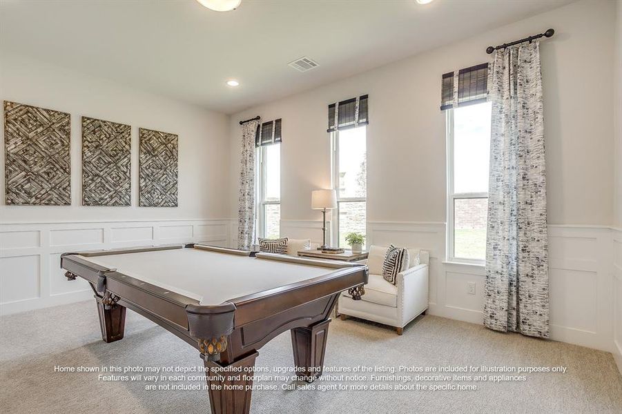 Furnished interior view inside a new home in Lakeridge Estates Phase 2, Lorena (Image 7).