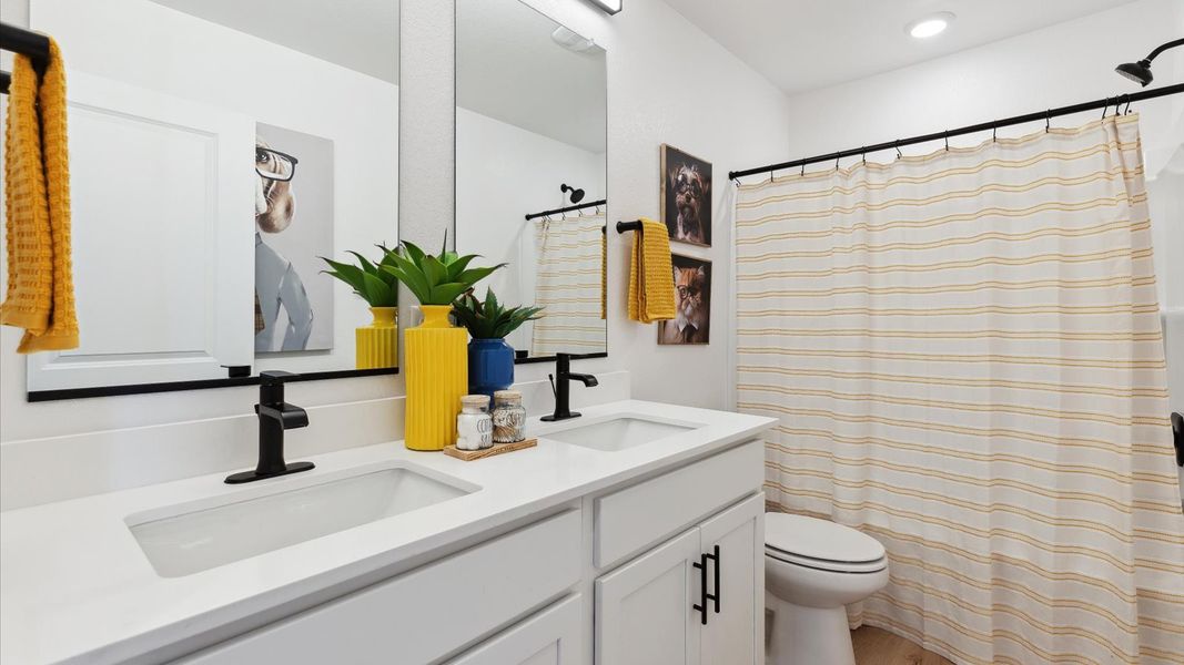 Furnished interior view inside a new home in Horizon Uptown, Aurora (Image 11).