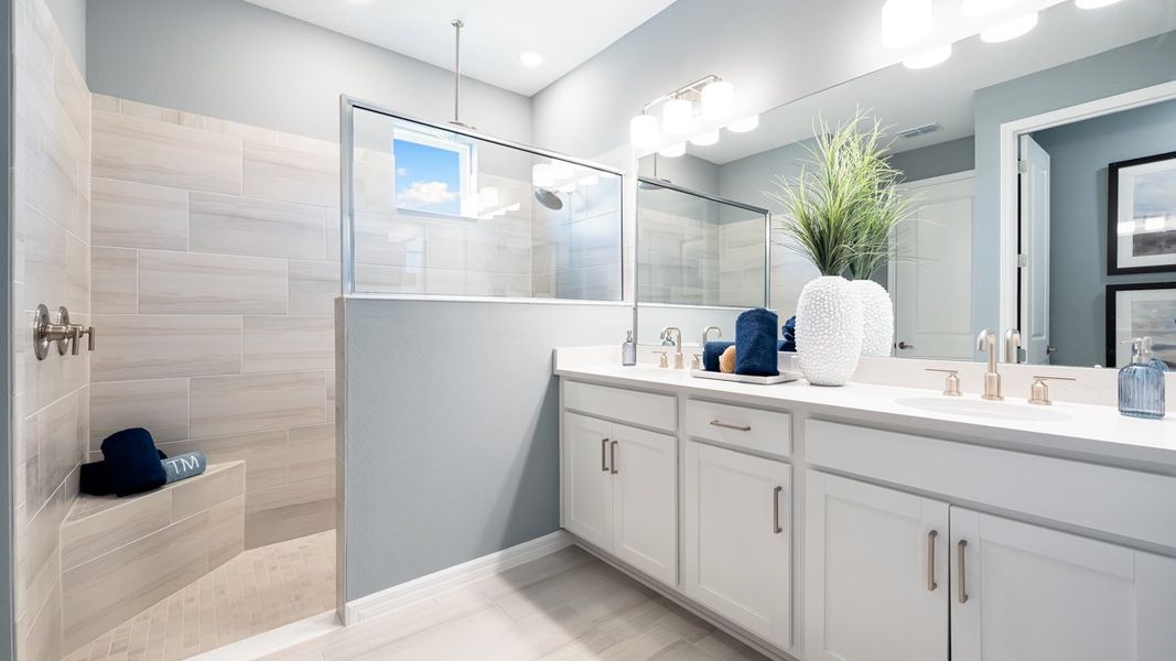 Furnished interior view inside a new home in Windward Preserve, Cocoa (Image 14).