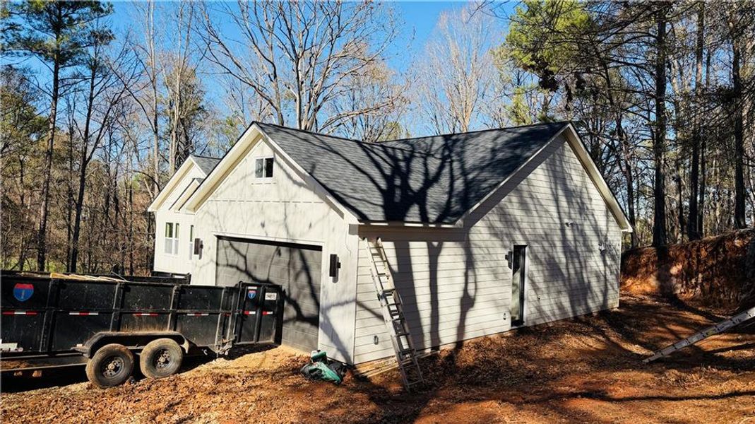 In-progress construction of a new home in , Hiram, GA (Image 23).