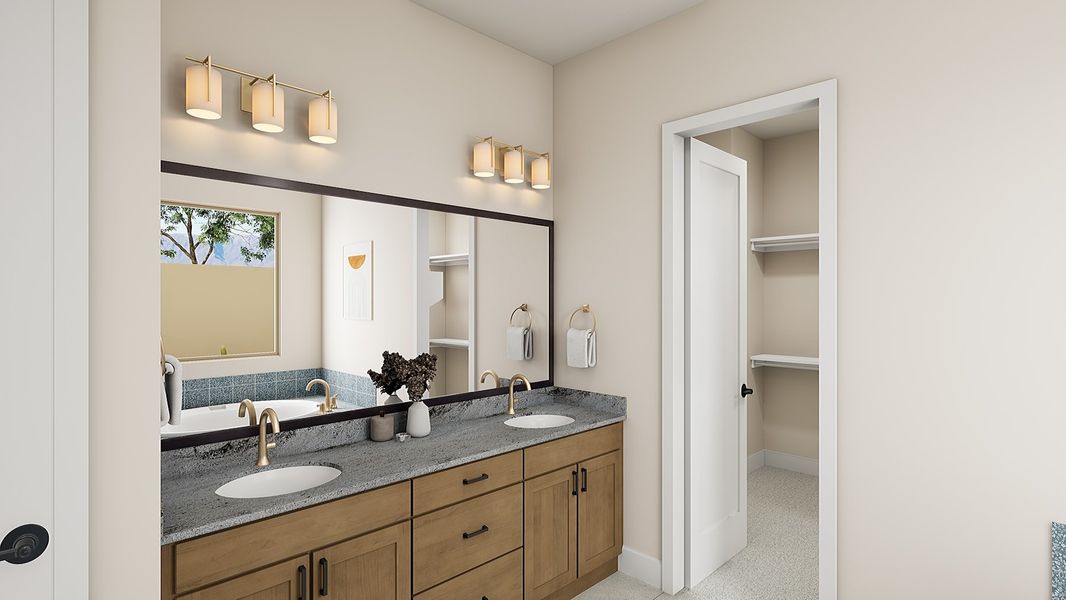 Representative furnished interior of a home built from the Rosemary Plan 40-2 by Tri Pointe Homes in Soleo, San Tan Valley (Image 9).