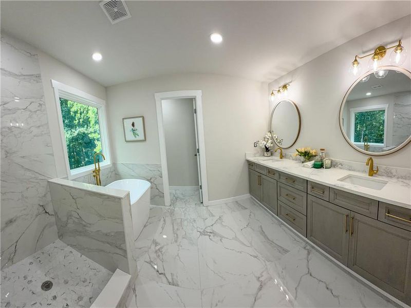 Furnished interior view inside a new home in , Norcross (Image 11).