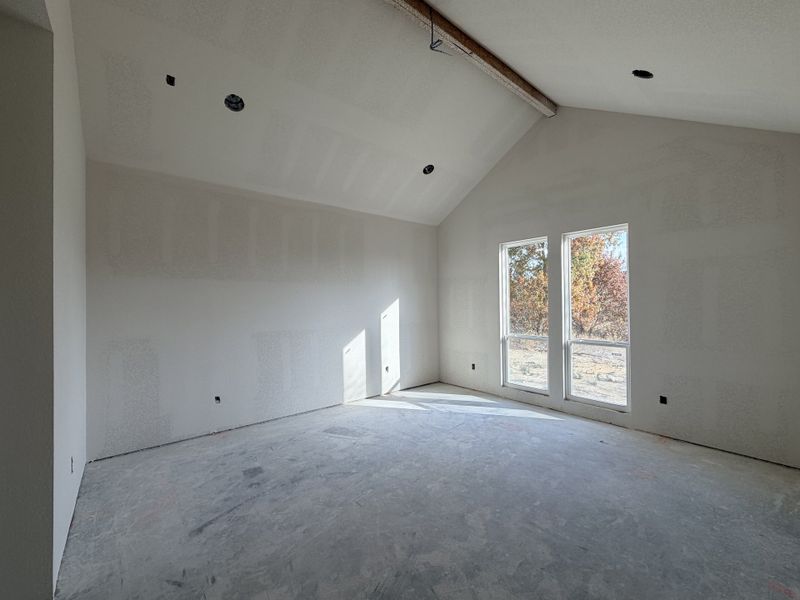 In-progress construction of a new home in Saddle Crest Estates, Weatherford, TX (Image 20).