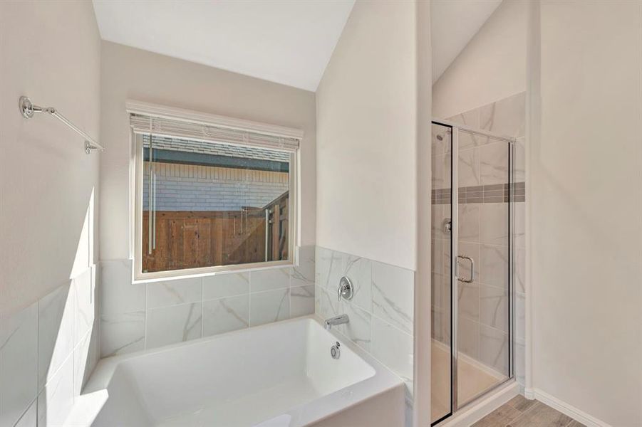 Furnished interior view inside a new home in The Preserve, Justin (Image 13).