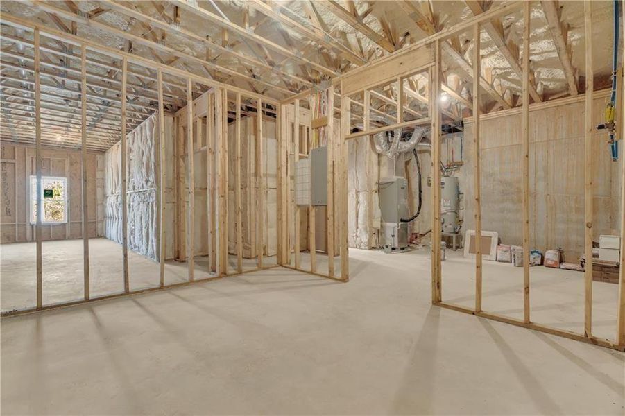 In-progress construction of a new home in , Gainesville, GA (Image 49).