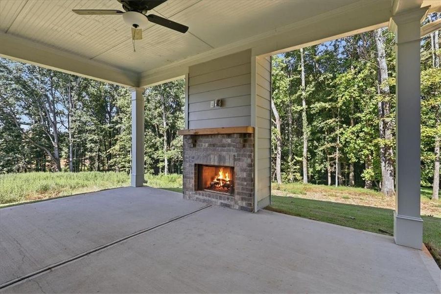 Exterior details and patio area of a home in , Statham (Image 3).
