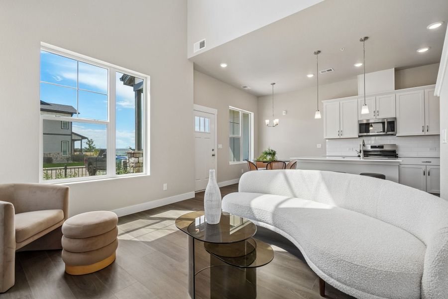 Representative furnished interior of a home built from the The Telluride by Landmark Homes in Wilder at Timnath Ranch, Timnath (Image 3).
