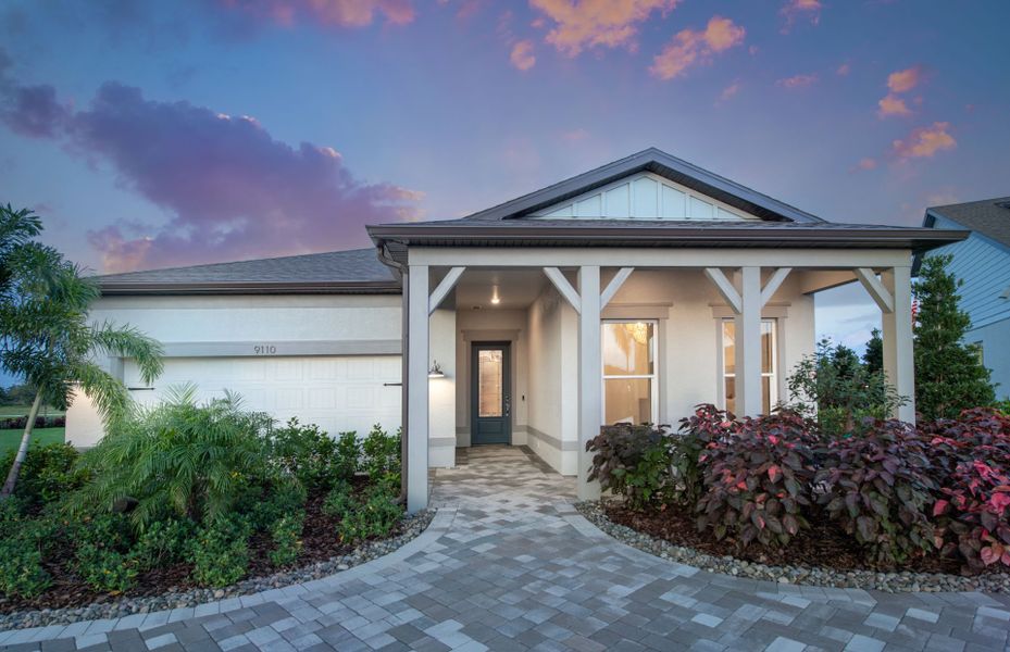 Representative exterior photo of a completed home built from the Palmary by Del Webb in Explore Verona, Dade City, FL (Image 23). Representative exterior photo of a completed home built from the Palmary by Del Webb in Explore Verona, Dade City, FL (Image 23).