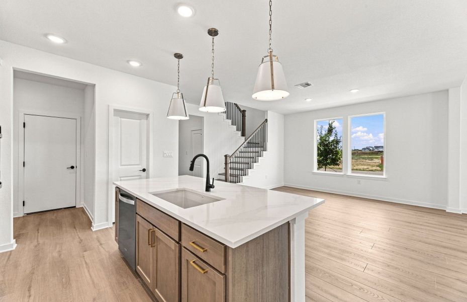 Furnished interior view inside a new home in Kuempel Farms, Pflugerville (Image 13).