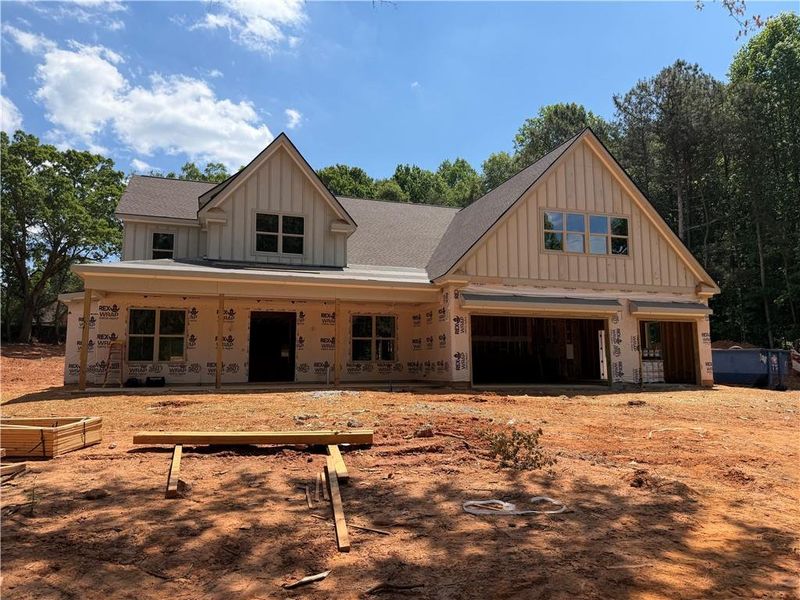 In-progress construction of a new home in , Buford, GA (Image 5).