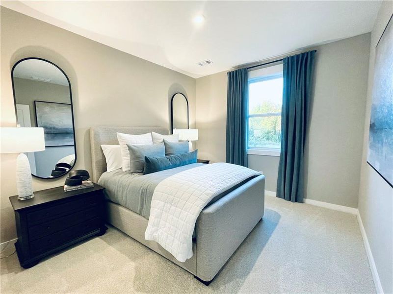 Furnished interior view inside a new home in Hopewell Reserve, Cumming (Image 7). Furnished interior view inside a new home in Hopewell Reserve, Cumming (Image 7).