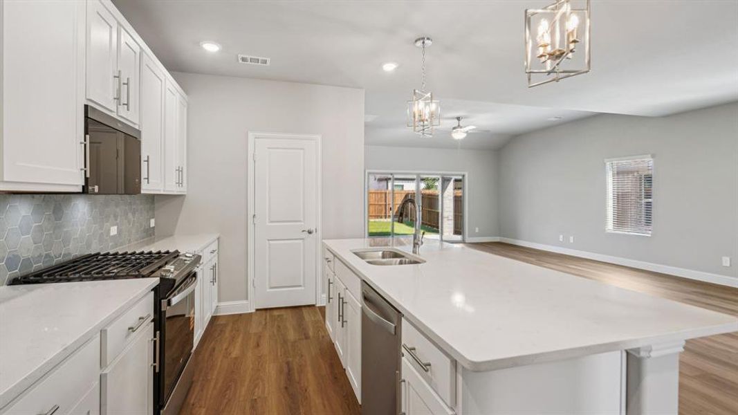 Photo is not of the actual home, but is an inspirational photo of builder’s model home and may depict options, furnishings, and/or decorator features that are not included.