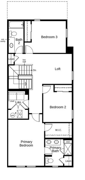 2D floor plan layout of this home in Turnberry Villas, Commerce City, CO (Image 4). 2D floor plan layout of this home in Turnberry Villas, Commerce City, CO (Image 4).