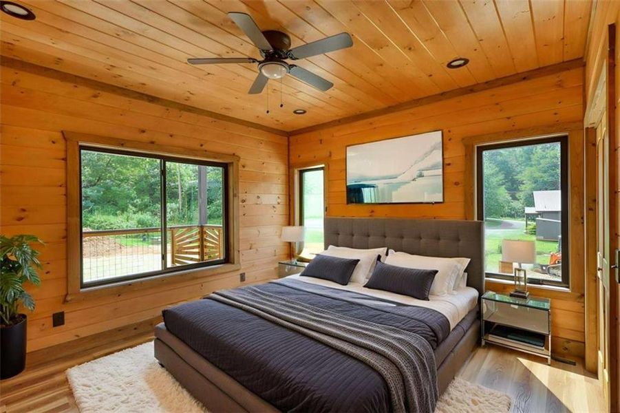 Furnished interior view inside a new home in , Blue Ridge (Image 15).