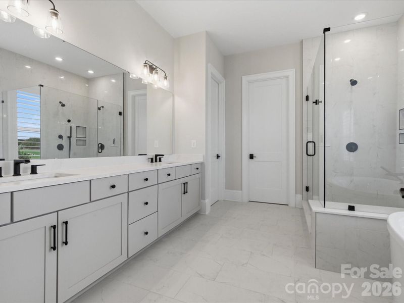 Furnished interior view inside a new home in Broadmoor at Marvin, Marvin (Image 31).