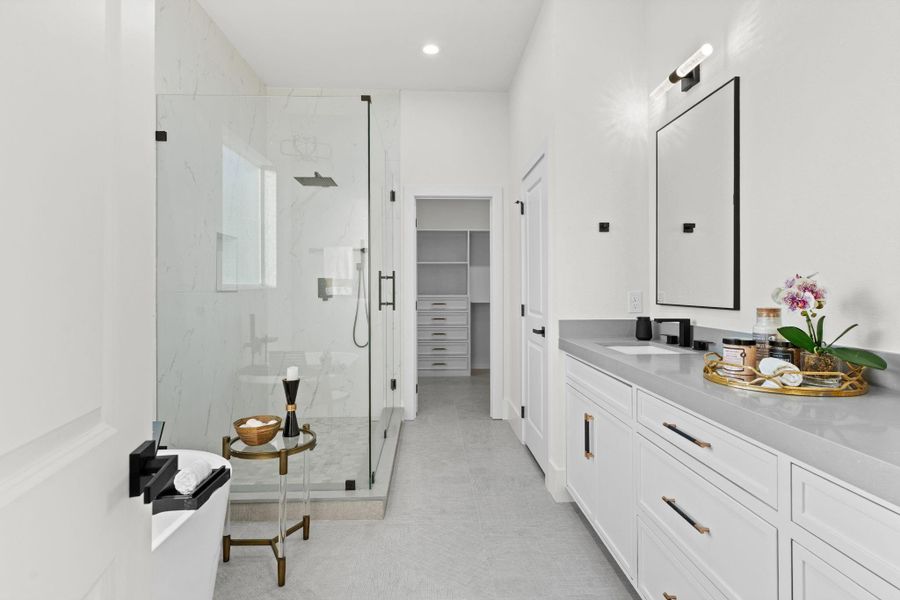 Furnished interior view inside a new home in , Houston (Image 8). Furnished interior view inside a new home in , Houston (Image 8).