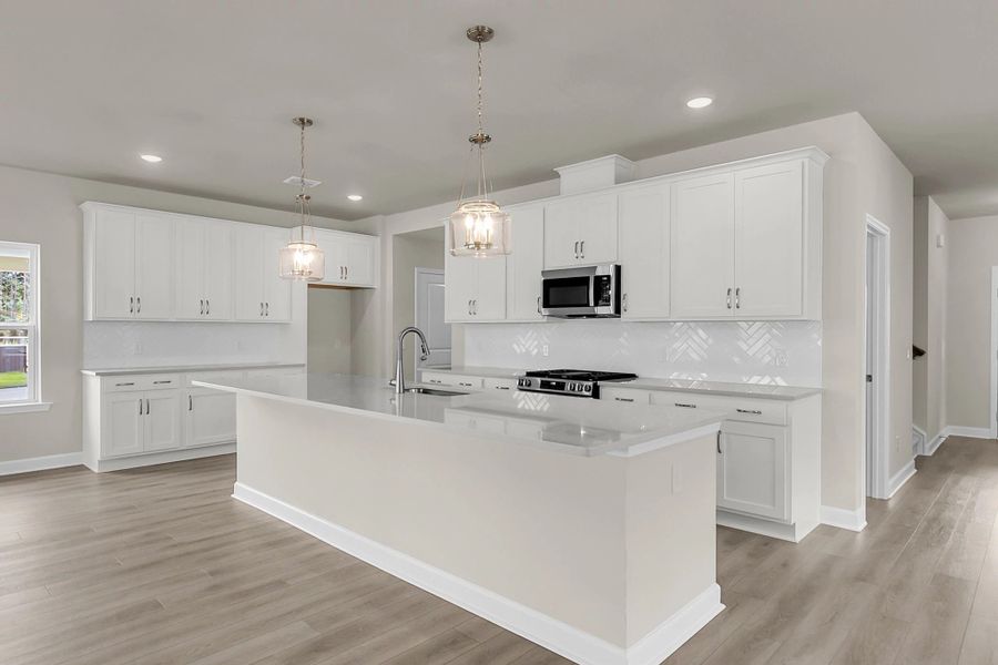 Furnished interior view inside a new home in Watson Hill, Summerville (Image 6).