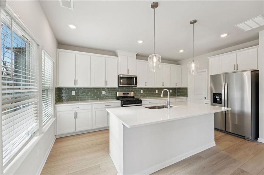Furnished interior view inside a new home in Westmont Preserve, Powder Springs (Image 18).