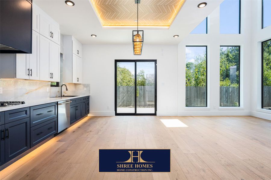 Furnished interior view inside a new home in , Stafford (Image 28).