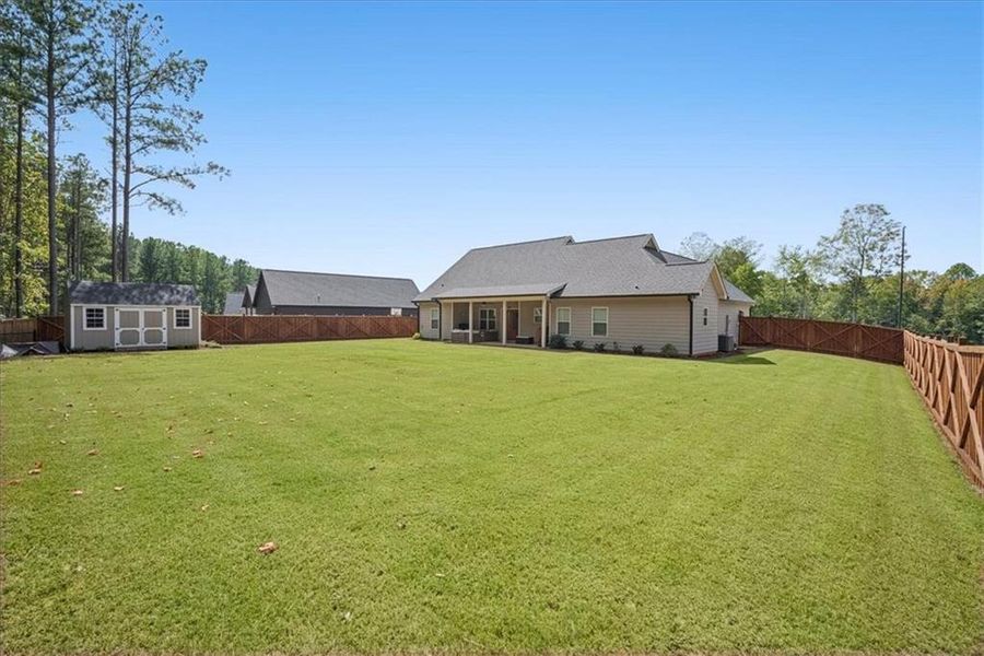 Exterior details and patio area of a home in , Rockmart (Image 30).