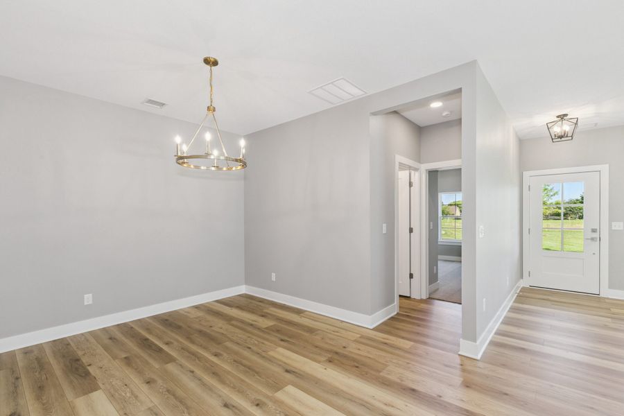 Spacious, unfurnished interior of a new home in The Courtyards at The Moorings, Wichita (Image 11). Spacious, unfurnished interior of a new home in The Courtyards at The Moorings, Wichita (Image 11).