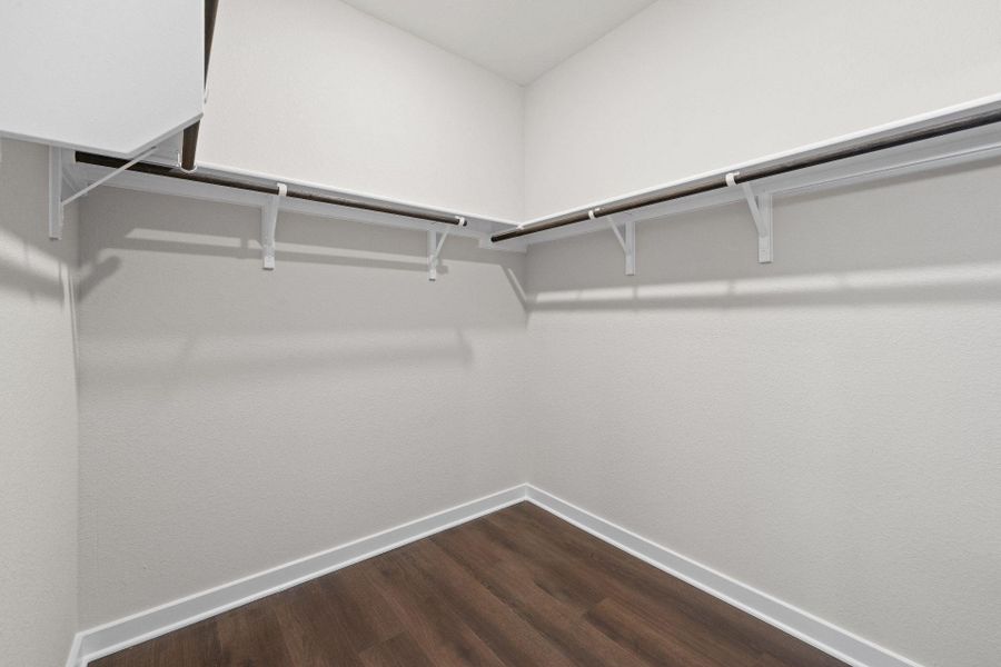 Walk-in closet in Primary Bedroom