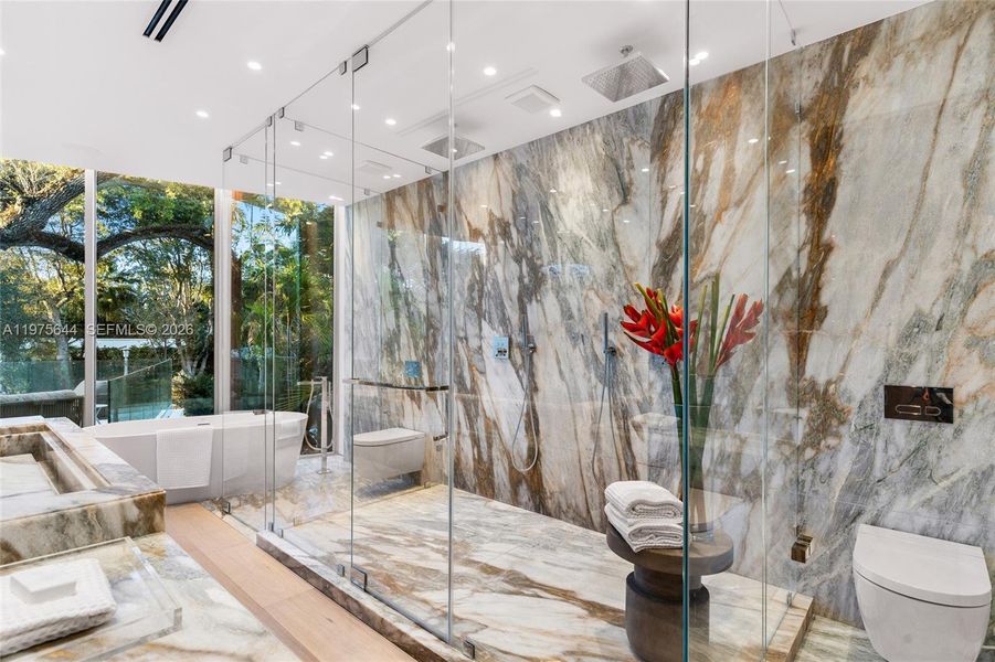 Furnished interior view inside a new home in , Miami (Image 17).