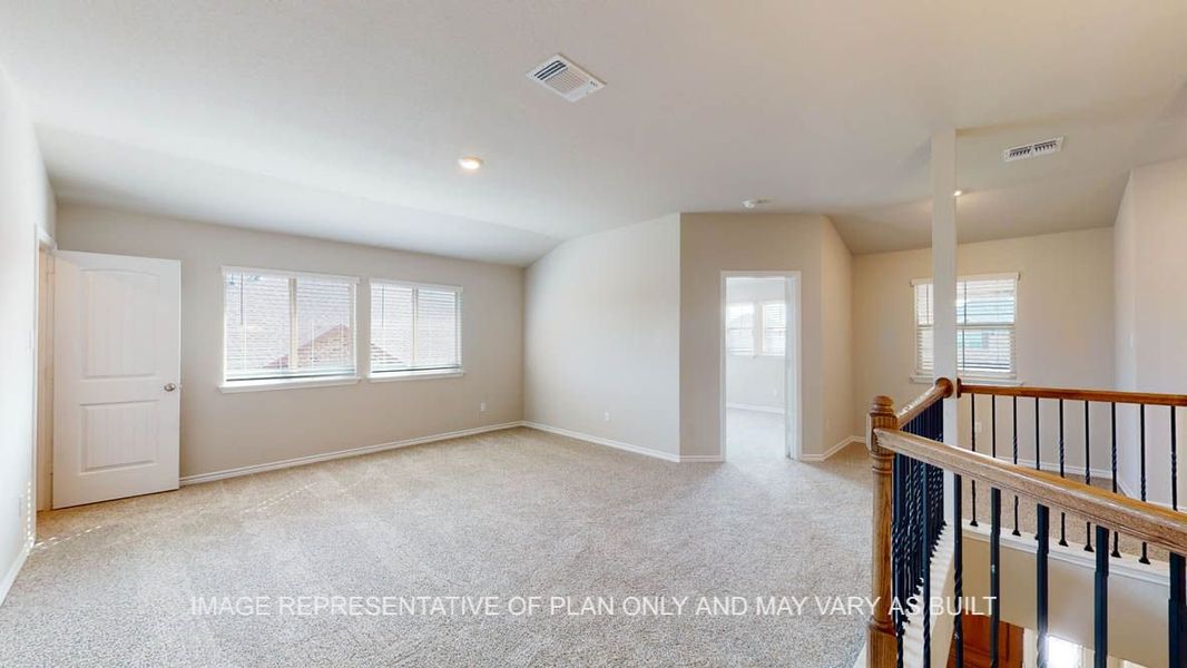 Spacious, unfurnished interior of a new home in Three Creeks - Colt Creek, Belton (Image 29). Spacious, unfurnished interior of a new home in Three Creeks - Colt Creek, Belton (Image 29).