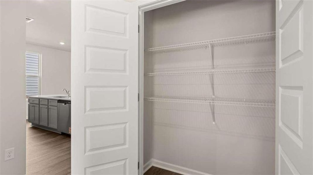 Spacious, unfurnished interior of a new home in Brookland Commons, Monroe (Image 20).